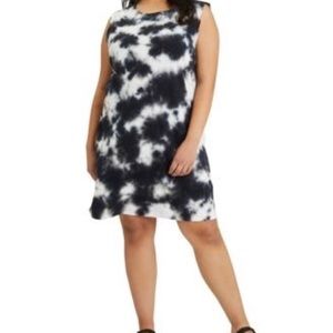 Sanctuary Printed tie dye slee black sand tie dye size  XS